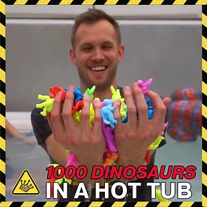652K views · 125 reactions | Hot Tub Full of Dinosaurs 秊練 | The King of Random | Facebook