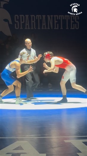 Spartan Sports Media on Instagram: "WATCH: Highlights from Sophomore Garret MacDonald’s win during last night’s Wrestling Home Opener!"