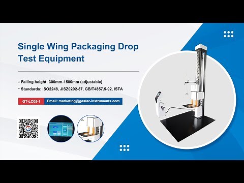 Single Wing Packaging Free Fall Drop Tester GT-LC05-1