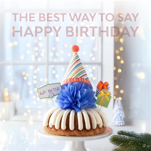 Our delicious & handcrafted cakes are the sweetest birthday treat. Order Bundts in a variety of flavors & sizes today! | Nothing Bundt Cakes