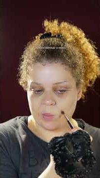 Eu me achei uma senhorinha muito simpática com essa maquiagem 🖤✨#makeup