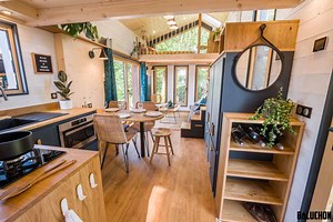 Tiny house : Baluchon dévoile la Gaïa, une nouvelle et grande maison sur roues d'une longueur de 8 mètres