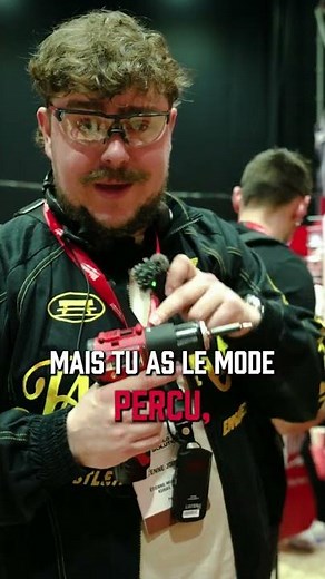 ‪@etienne_moustache‬ valide notre perceuse visseuse compacte M12 BLDDRC ! 🔴
