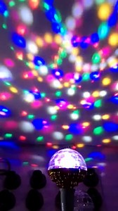 Watch Colorful Disco Rotating Magic Ball Light Bulb with Sockets on Amazon Live