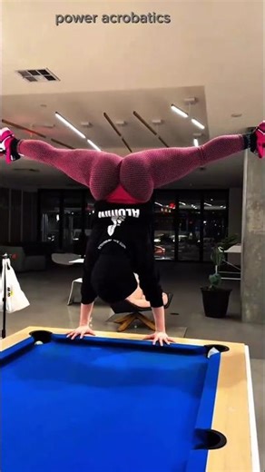 Wow... See How She Holds Her Balance #acrobatics #acro #balance #ytshorts