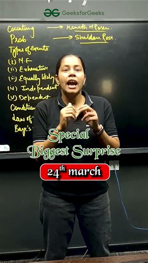 GfG IS Bringing what on 24th