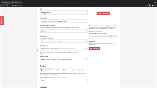 将 HTML 游戏上传 (并保护) 到 itch.io | 乒乓球游戏 GDScript 基础 第12集 - Godot 教程