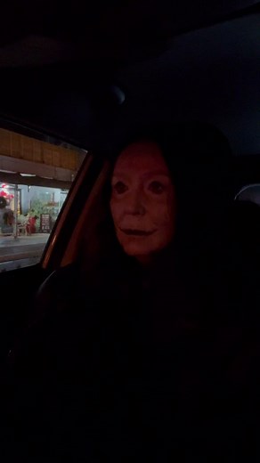 Uncanny Valley Makeup at McDonald's Drive Thru