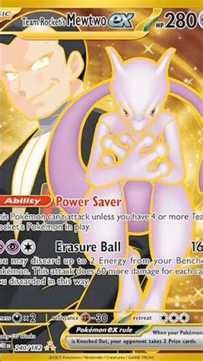 Team Rockets Mewtwo EX brought to life… #pokemon #mewtwo