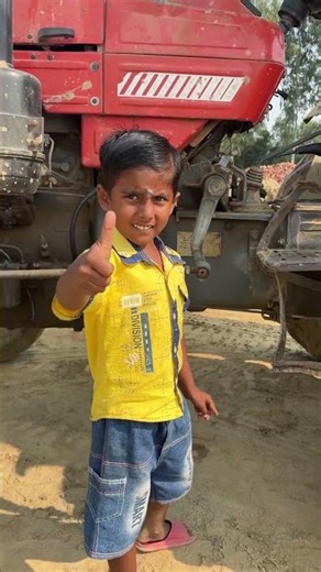 Chhotu Chacha ka tractor Mein baith kar Gaya JCB wale ka pass #tractor #jcb #shortvideo