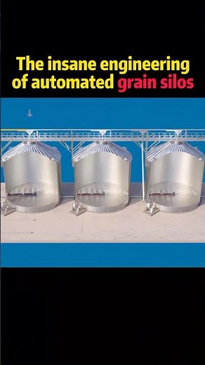 The insane engineering of automated grain silos #knowledge #science