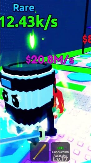 UFO Rare Block 🥵 Escape Tsunami For Brainrots! #roblox #escapetsunamiforbrainrots