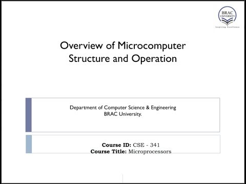 Overview of Microcomputer Structure and Operation