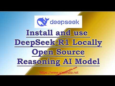 Install and use DeepSeek-R1 Locally | Open Source Reasoning AI Model