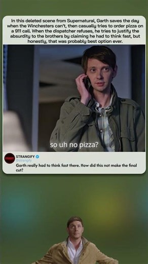 In this deleted scene from Supernatural, Garth saves the day when the Winchesters can't