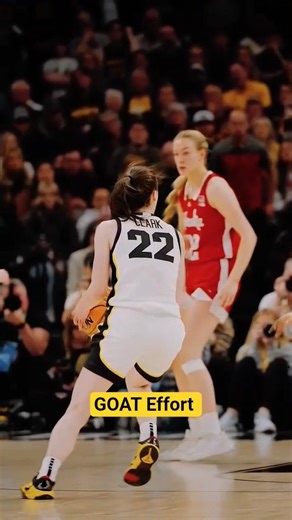 CaitlinClark Best Effort For College Career #CaitlinClark #shorts #basketball