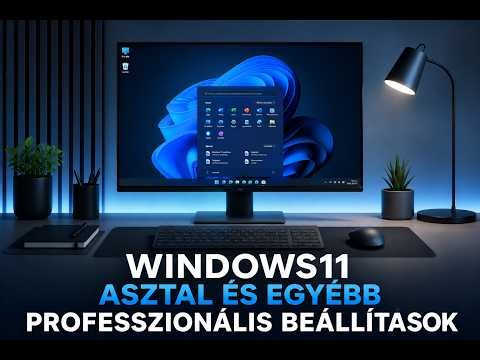 Windows Háttérkép és Letisztult Asztal Kinézet Windows 11 Alatt