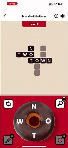 Tim Hortons, Tims Word Challenge L-2, Level 2