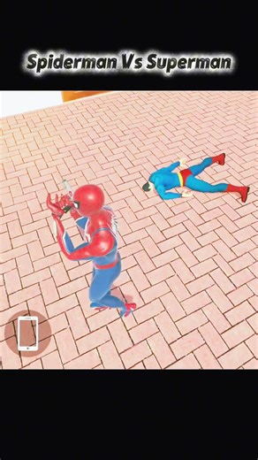 Spiderman Vs Superman🤯 #shortsfeed #trending #trendingshorts #gta5 #viralshort #shortsviral #viral