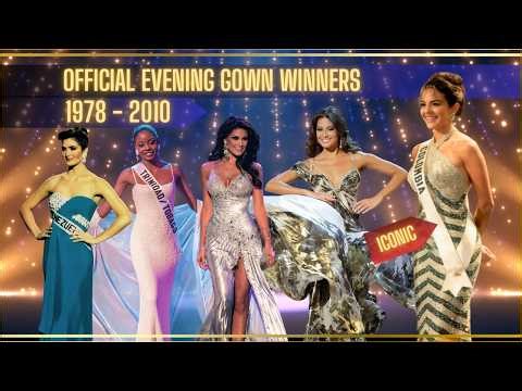 Evening Gown Competition Winners 1978 - 2010 | Miss Universe