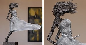 Stunning Wire Sculptures Capture the Poetic Beauty of Motion