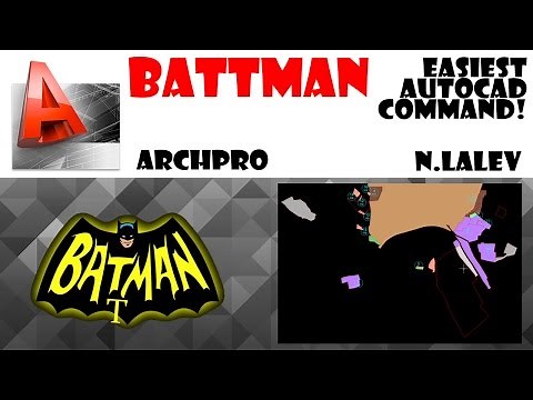 Battman - the easiest autocad command (attribute order)