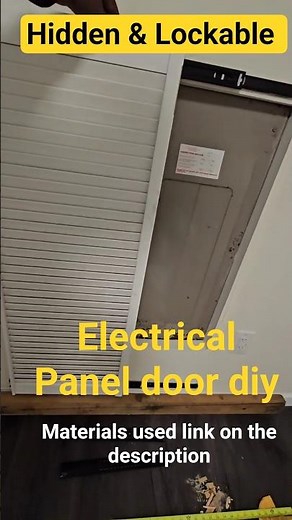 Hidden Electrical Panel Door DIY – Simple Build Overview