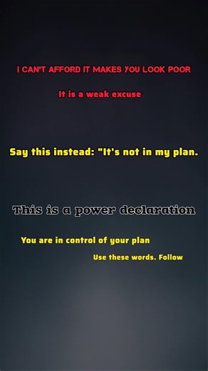 Stop Saying "I Can't Afford It" (Say This Instead)