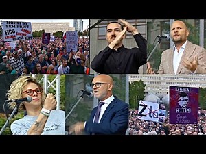 Protest v Bratislave: „Fico do basy!“ Transparenty, gestá a výzvy na generálny štrajk! (16.9.2025)