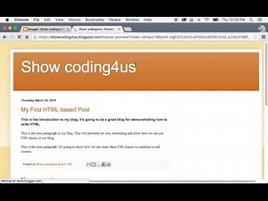 How can I edit HTML directly in Blogger?