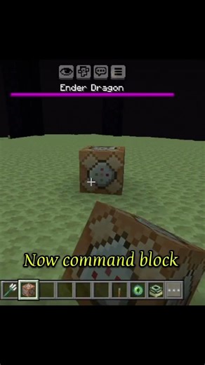 Minecraft in Dragon how to Make command block ✨💯😎 #minecraft #dragon
