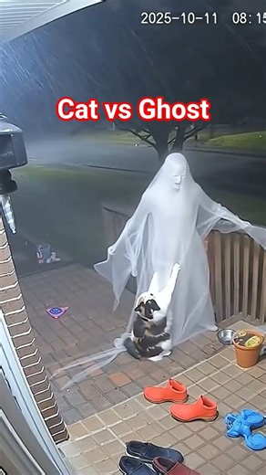 Cats vs Ghost #cat #funnyanimals #animalshorts