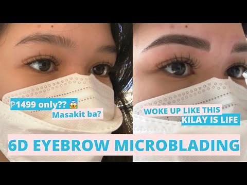 6D Eyebrow Microblading (mura lang!) | 7 days healing process