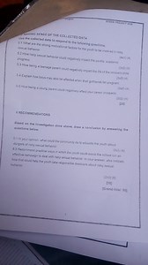 Questions on Risky Sexual Behaviour5.1 What are the strong mo... | Filo