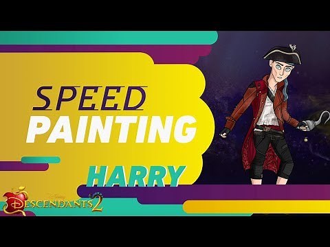 Harry Hook | Speed Painting | Descendants 2