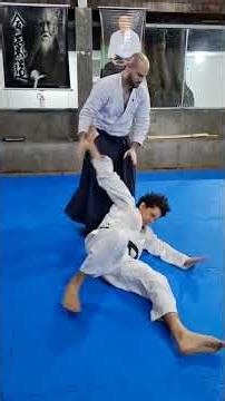 Defesa contra Jab e Direto e uso de técnicas do Aikido. #aikido #jab #direto