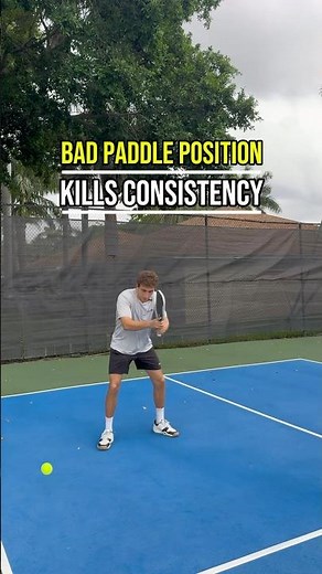 The Secret to Perfect Paddle Positioning! #pickleball #pickleballtips