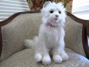 FurReal Lulu White Persian Cat Demo
