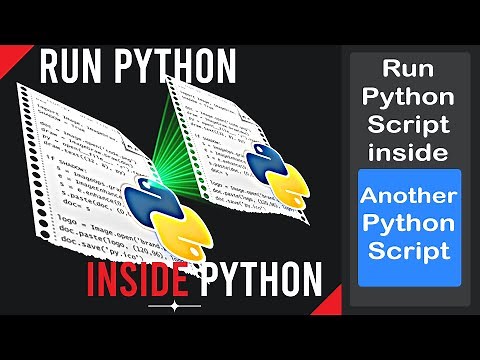 How can I make one Python file run another?