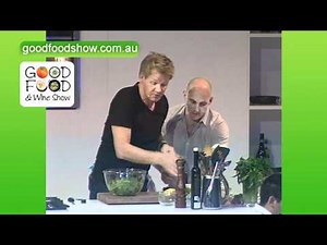 Recipe: Glazed Salmon with Spinach and Radish Salad with Gordon Ramsay