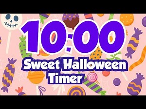 10-Minute Halloween Sweet Candy Timer – Cute & Colorful Countdown for Fun and Focus
