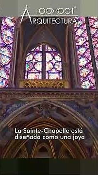 The Sainte-Chapelle in Paris: The Most Beautiful Stained Glass in France #architecture