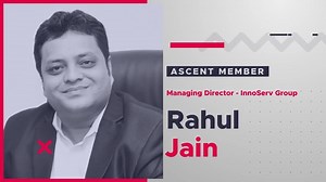 Join us for an inspiring and fun story of ASCENT Entrepreneur Rahul Jain, MD, InnoServ Group on ASCENT Talks with Ajit Panicker CEO, NOVA HVAC SYSTEMS and PureBlu, and Aleem Merchant, Founder, Synapse Marketing on our LinkedIn at 11 AM. #leadership #digital #technology #automotive #talkshow #entrepreunership #education #healthcare #realestate | ASCENT