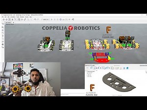Python CoppeliaSim / V-rep Raspberry- Omni robot design and simulation