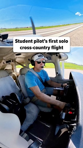 Ted had his first solo and then jumped right into the long cross-country! He’s been working hard on his private and plans on moving up to the Cirrus for his instrument training. Awesome job, Ted! #aviation #pilot #flightschool | Inflight Pilot Training