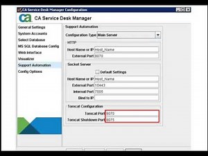 How to Configure Support Automation in CA Service Desk Manager681