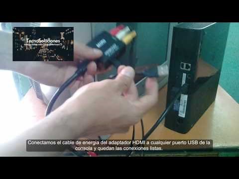 Como conectar xbox 360 a televisor convencional con entrada audio/video