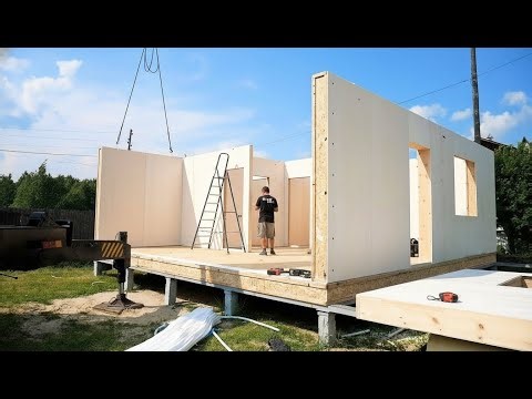 We Built a Frame House in Three Days | Step-by-Step Construction Process