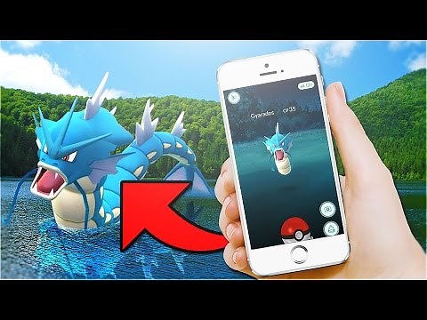 HOW TO CATCH A GYARADOS!! FIND ALL RARE POKEMON IN "POKEMON GO"