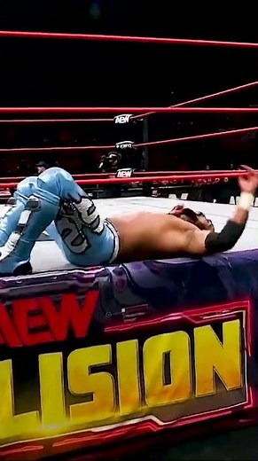 #KyleFletcher takes out #ChristopherDaniels! #AEWCollision